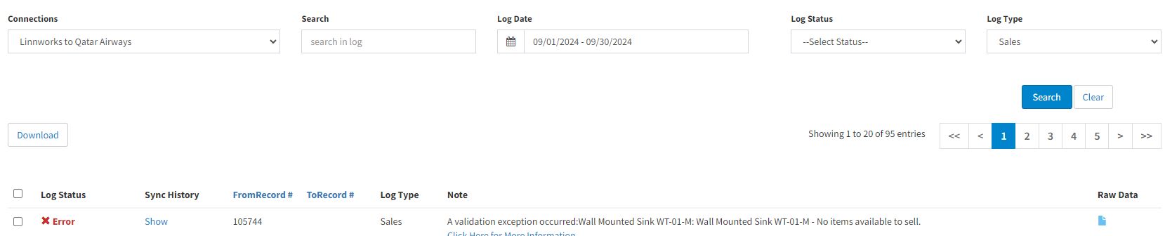 SyncTools inventory item management with automated reconciliation for accurate stock tracking and seamless accounting integration
